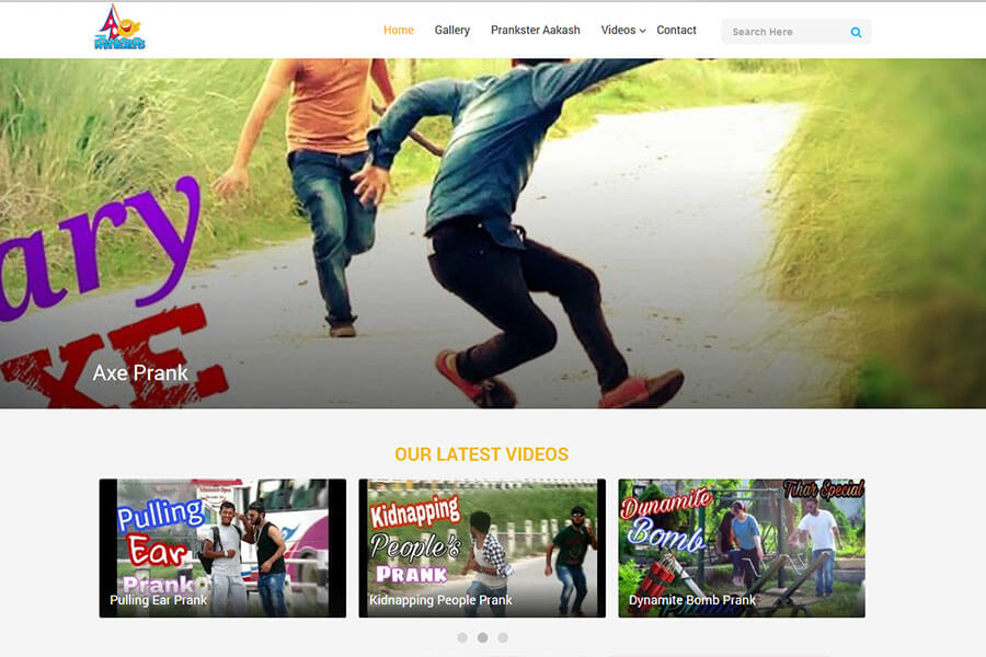 theme nepal portfolio nepali pranksters